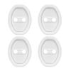 4Pcs Silicone Car Door Latch Protective Cover Universal Shock Absorption Door Lock Cover Anti-Rust Door Lock Shield for Vehicle Lock Cylinder