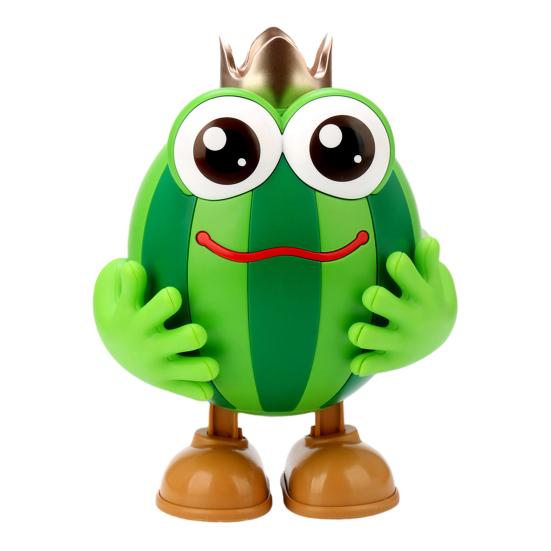 Electric Dancing Watermelon Toy with Light Music Cartoon Watermelon Recording Talking Toy Toddlers Boys Girls Interactive Fruit Musical Toy Watermelon зелёный
