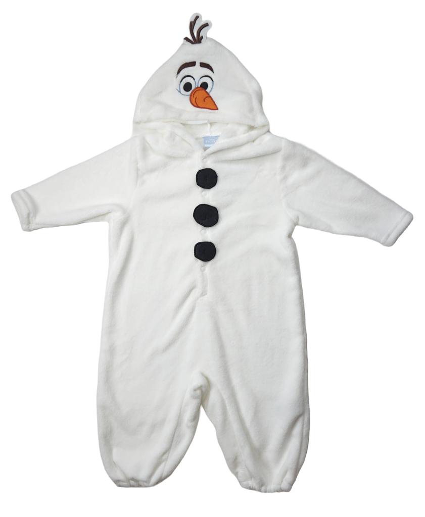 Disney Hooded Fluffy Fleece Kigurumi Costumes Featuring Chip & Dale, Olaf, Tigger, and Stitch, for Boys and Girls