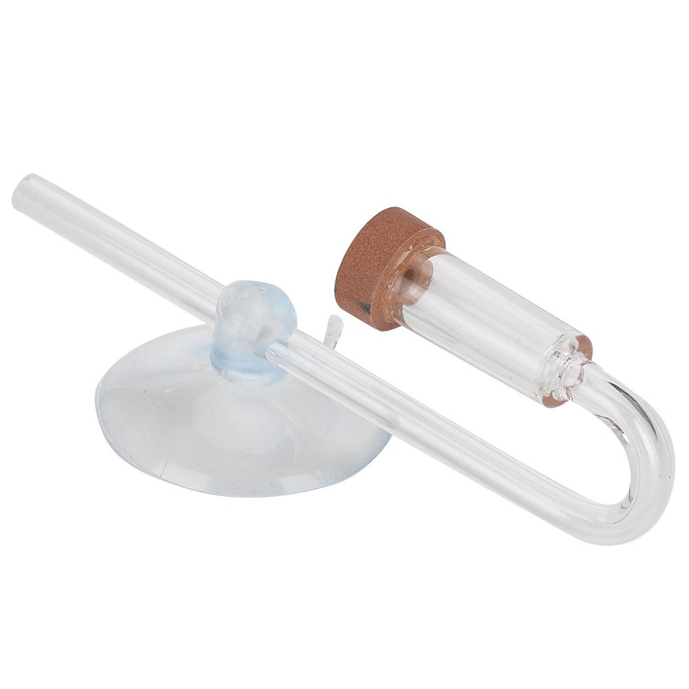 Ceramic CO2 Diffuser for Aquarium Fish Accessories with Bubble Recording Preparation U-Shaped Clear Acrylic CO2 Diffuser