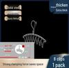 Windproof Stainless Steel Clothes Hanger with Clips - Multifunctional Drying Rack for Socks & Underwear