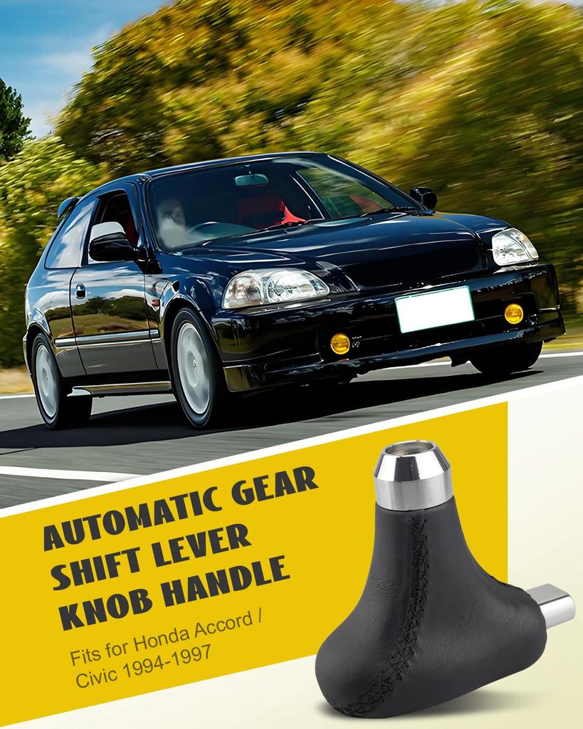 VelvetunVillay Automatic Gear Shift Lever Knob Handle for Honda Accord Civic 1994 1995 1996 1997
