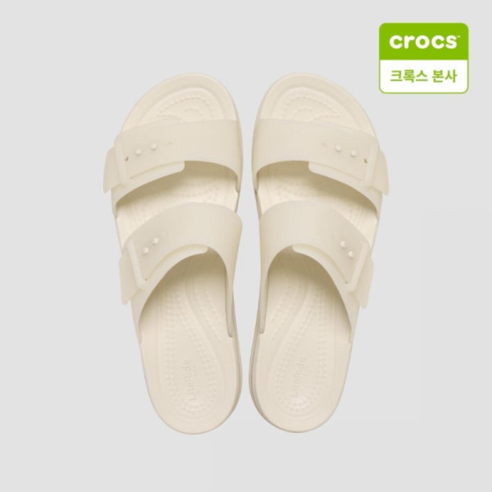 Crocs Starfield Suwon Brooklyn Buckle Frosted Raw Wedge 210980 0lh