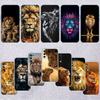 Animal Lion Transparent Phone Case for Motorola Moto G7 G8 G9 G84 G85 G73 G24 G15 Z2 Play Power Plus