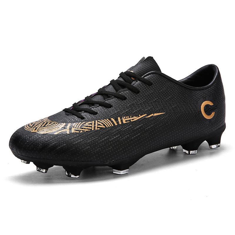 Football Shoes Men AG Broken Nails Children Boys Young Students Training Shoes Competition Plus Size 4648