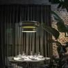 Modern restaurant LED pendant light colorful circular glass pendant light living room bedside home decoration lighting fixtures