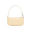 By Far Rachel Series Crocodile Pattern Underarm Bag Leather Handbag Shoulder Bag Women Handbags Goose-Yellow 21CRRCLSWHTDMED-WHT