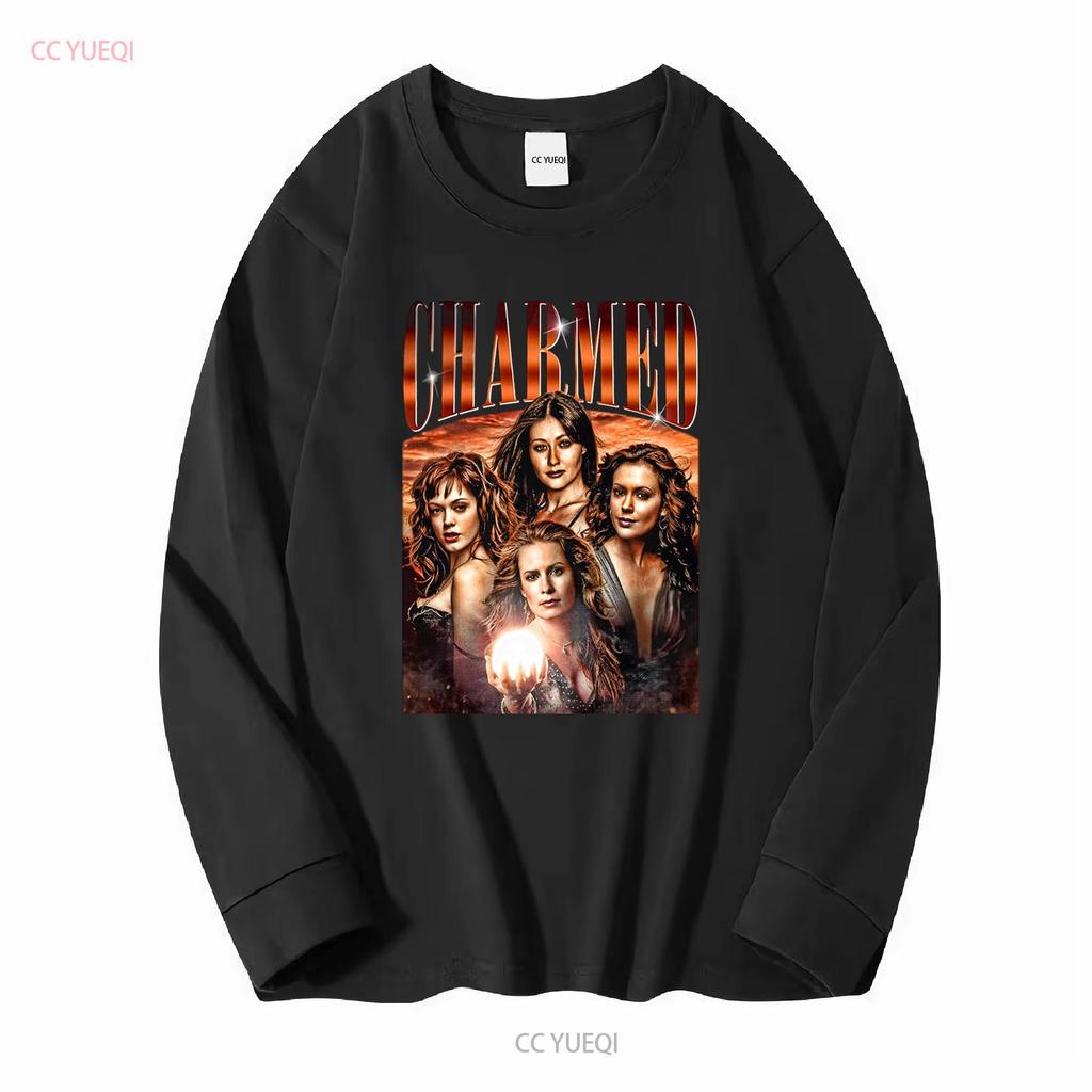 T-shirt Limited Halliwell Charmed Ispirata Vintage Serie TV per Donna e Uomo manica lunga o corta vintage lavata streetwear