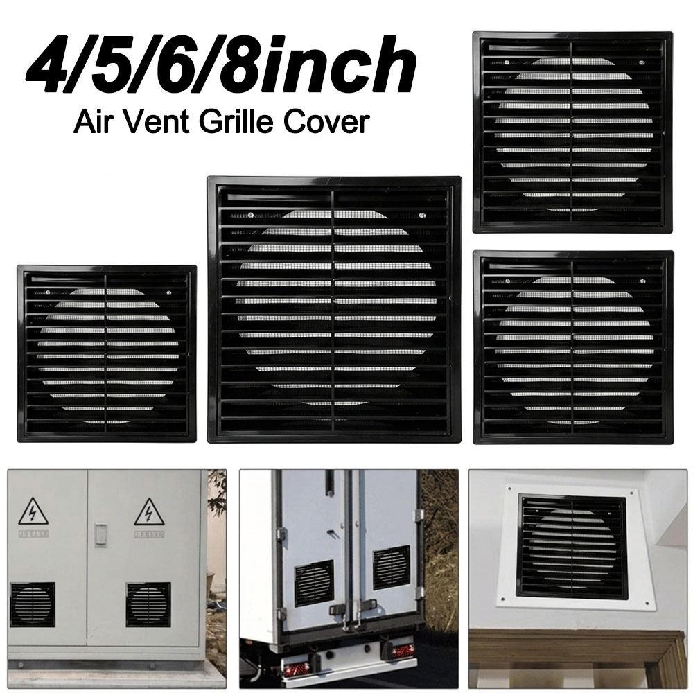 Square Air Vent Grille Cover 4/5/6/8In Duct Vent Cover Ventilation Grille  Ventilation Accessories
