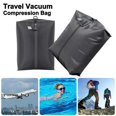 Sacs de voyage sous vide imperméables Réutilisables Sac de rangement sous vide pour bagages pour valises Sac à dos Bagages