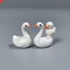 Ladrillos MOC Escena de Selva Bosque Animal Terrestre Cisne Conejo Ratón Pájaro Perro Ensamblar Bloques de Construcción Juguetes para Niños Muñeca de Plástico