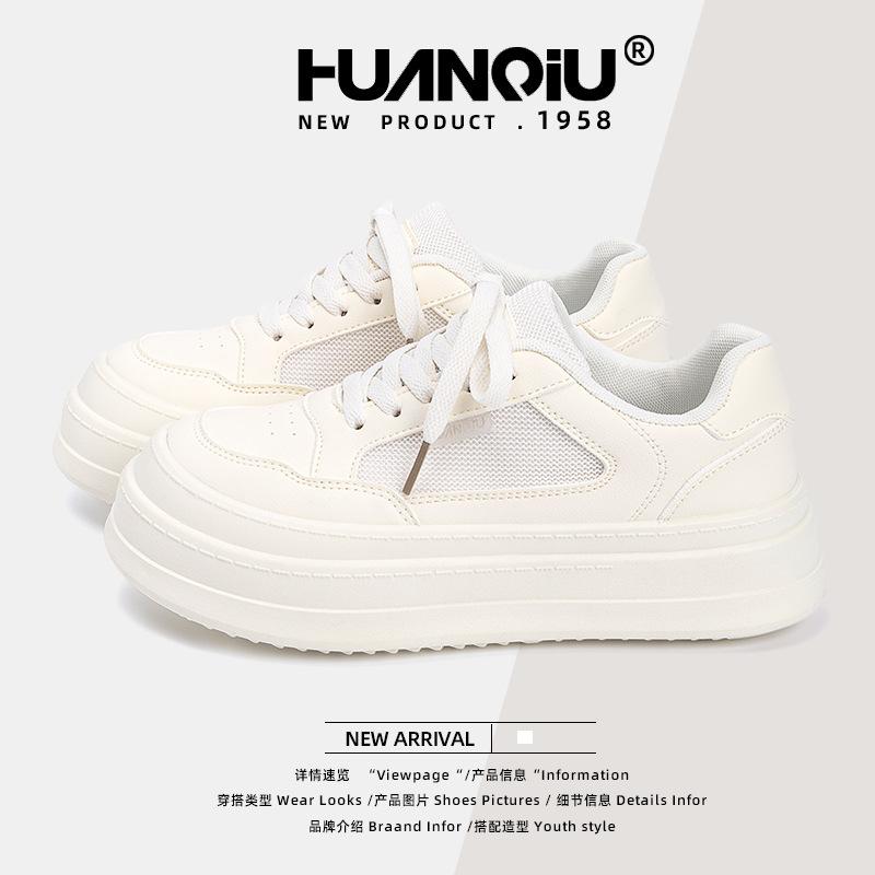 Global little white shoes women's ZHQ5933 new summer versatile niche women's shoes breathable platform student board shoes women