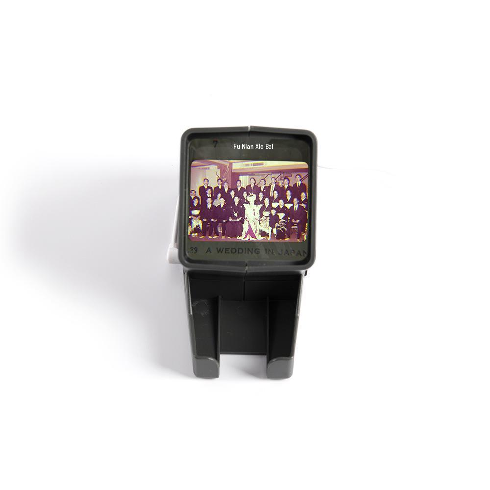 35MM Film Viewer with 3X Magnification & Light Box for Portable Negative Viewing