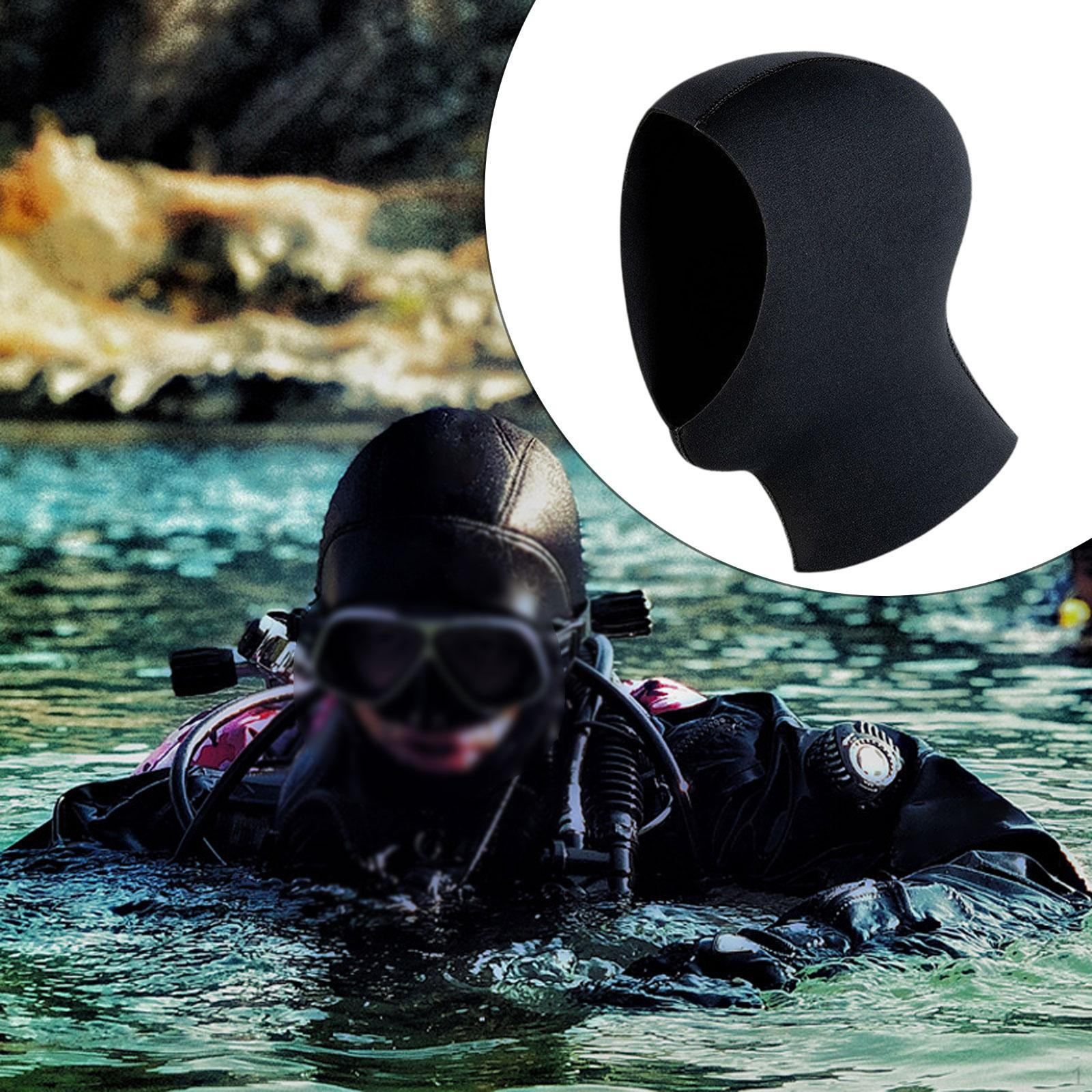 

Diving Cap Neoprene Hood, Head Cover for Summer Water Sports And Swimming 5mm for 53 to 58cm