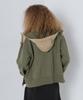 AVIREX CROSSOVER RIPSTOP COMBI PARKA Women's S 310 Olive 783-4231601