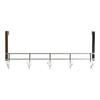 DKD Home Decor-Door Coat Rack DKD Home Decor 8424001835256 Transparent Silver Metal 47 X 10 X 22 Cm