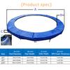Replacement Trampoline Surround Pad Foam 6ft/8ft Safety Guard Spring Cover Padding Pads Spring Cover UV-Resistant