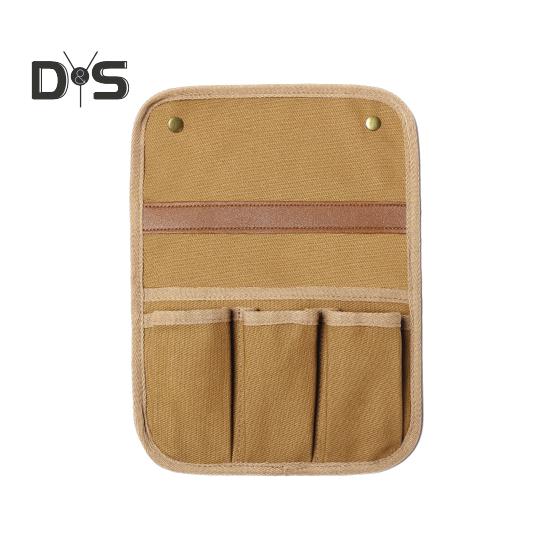 

Подвесная сумка для подлокотника походного кресла, прочная водонепроницаемая парусиновая многоцелевая сумка-органайзер для пляжного кресла для рыбалки на открытом воздухе хаки