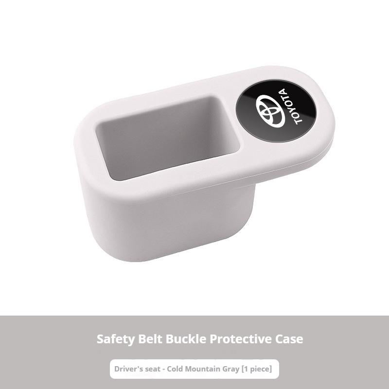 

Suitable for Toyota Rav4 CHR Yaris Prius Avensis Corolla Seat Belt Socket Protective Cover Plug Seat Car Interior Products TPE білий