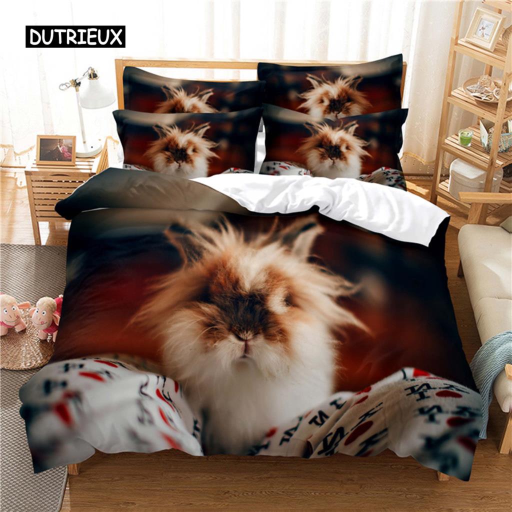 Tiere Bettwäsche-Set Bettbezug-Set 3D-Bettwäsche Digitaldruck Bettwäsche Queen-Size-Bettwäscheset Modisches Design