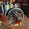 Whiskey Bottle Unique Alien Shape Glass Wine Decanter Multifunctional Beverage Container for Whiskey Wine Beer