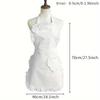 1pc Apron, Cute Japanese Household Kitchen Fashion And Work Clothes Waistband