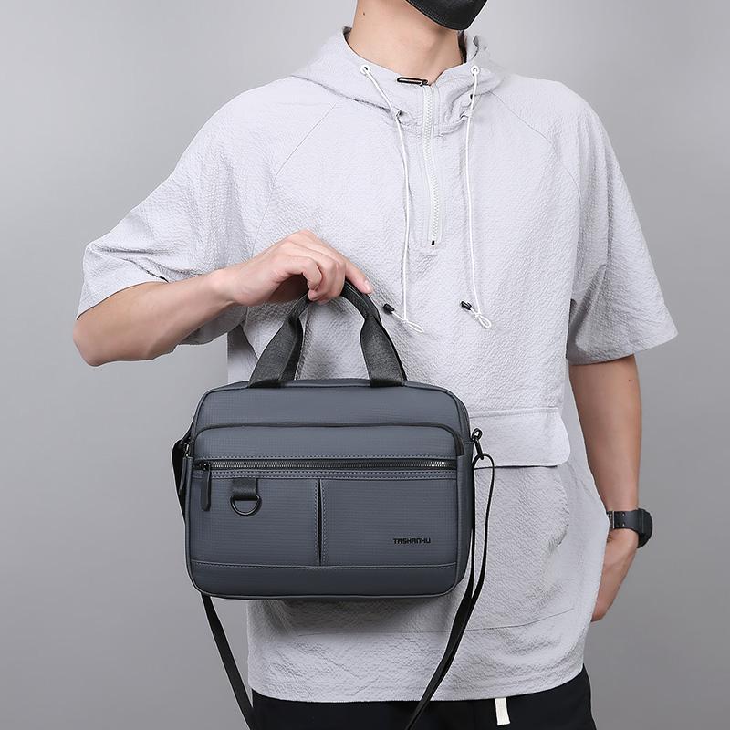Herren Anti-Diebstahl Business Umhängetasche - Langlebige Büro-Aktentasche mit mehreren Reißverschlusstaschen