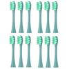 Set of 12 Replacement Brush Heads for Oclean X, X PRO, Z1, F1, One, Air 2, and SE Sonic Electric Toothbrushes (12 Gray)