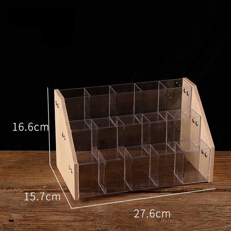 

Подставка для ручек из акрила с прорезью для цены, стойка для хранения канцелярских принадлежностей, органайзер для кисточек, витрина для супермаркета, полка для косметики