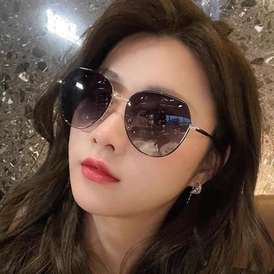 Large Frame Sunglasses, Men'S Driving Polarized Sunglasses, Women'S Big Face, Thin, Sun Protection, Uv Protection, Moisture Glasses