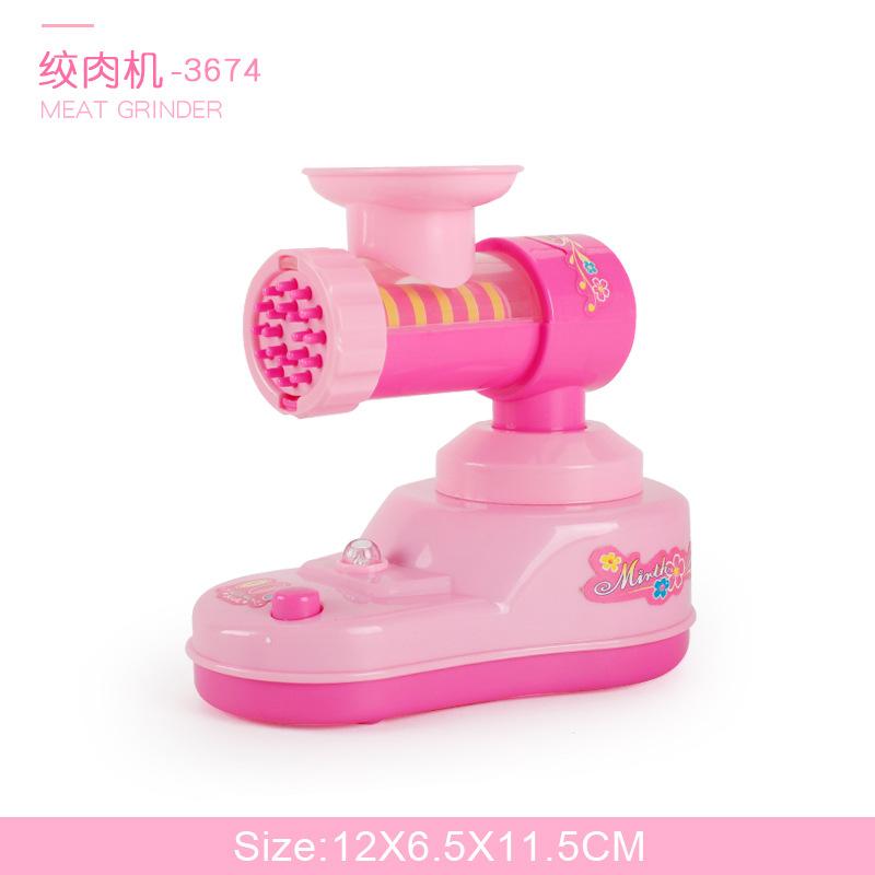 Children's Simulated Kitchen Play House Small Appliances Refrigerator Microwave Hair Dryer Coffee Machine Electric Kettle Toys