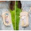 [YUYAKESHI] Ita Bag, Transparent Show-Off Bag, Shoulder Bag, 3-Layer, with Radiation Protection Sheet, Smartphone Pouch, Touchscreen Pouch, Doll