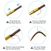 50Pcs 37753 Fishing Hooks High Carbon Steel Wacky Weedless Worm Wide Gap Fishing Hooks For Bass Fishing Size 4# 2# 1# 1/0