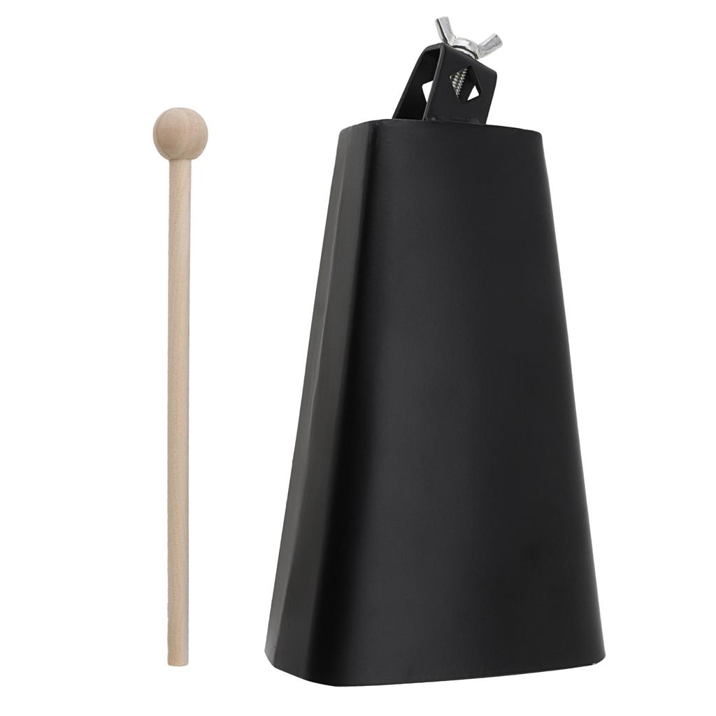 Iron 6 8 Inch Cowbell Drum Hoop Mount Up Down Includes Drum Key Holder Hand Percussion Professional Grade