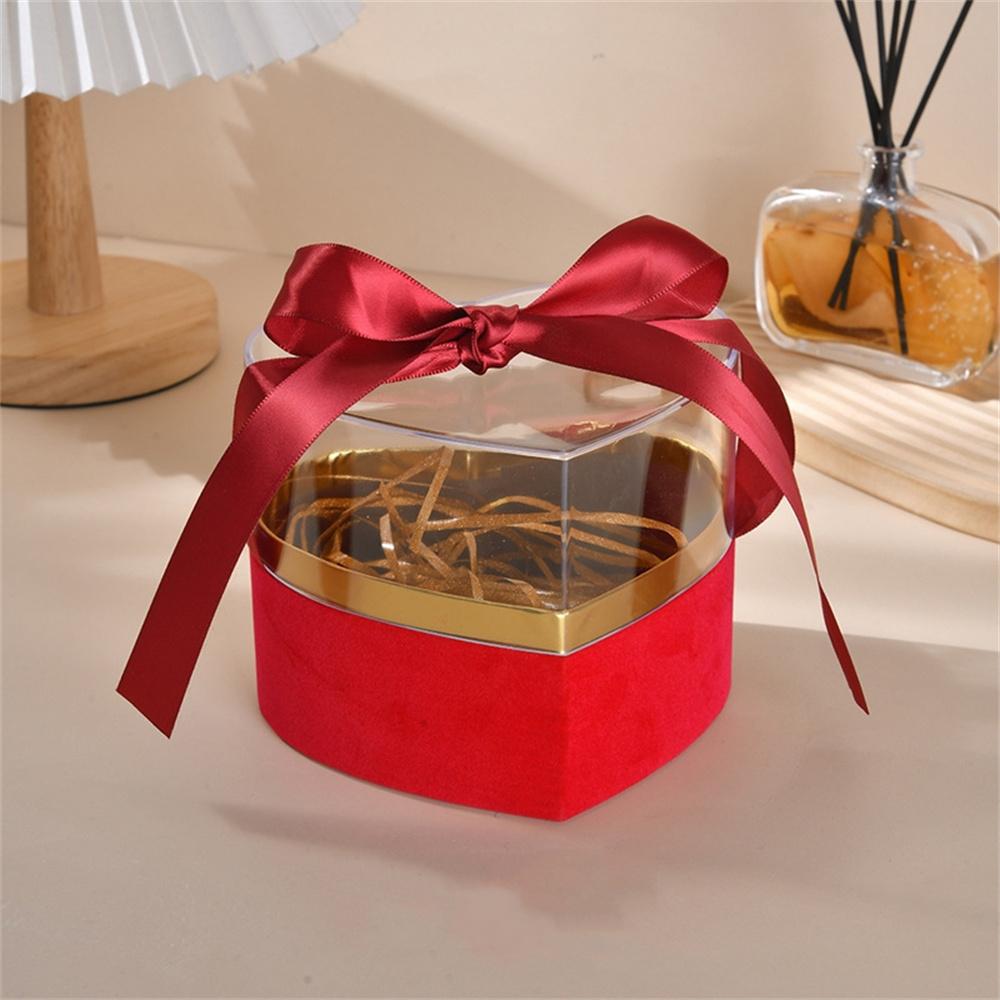 

Подарункова коробка з кришталевим бантом Кругла коробка Прозора коробка з квітами троянди Коробка з фруктами Відро для обіймів Подарункова коробка Квітковий магазин Other