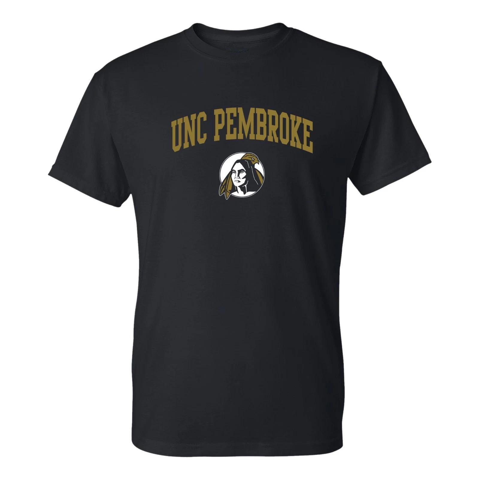 UNC Pembroke Arch Logo T-Shirt - Black XL