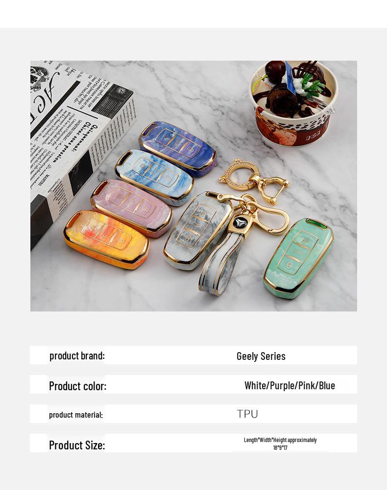 Geely Key Case for New Emgrand GS/S1/Boyue/X3/Vision X6/Borui/Binrui Models