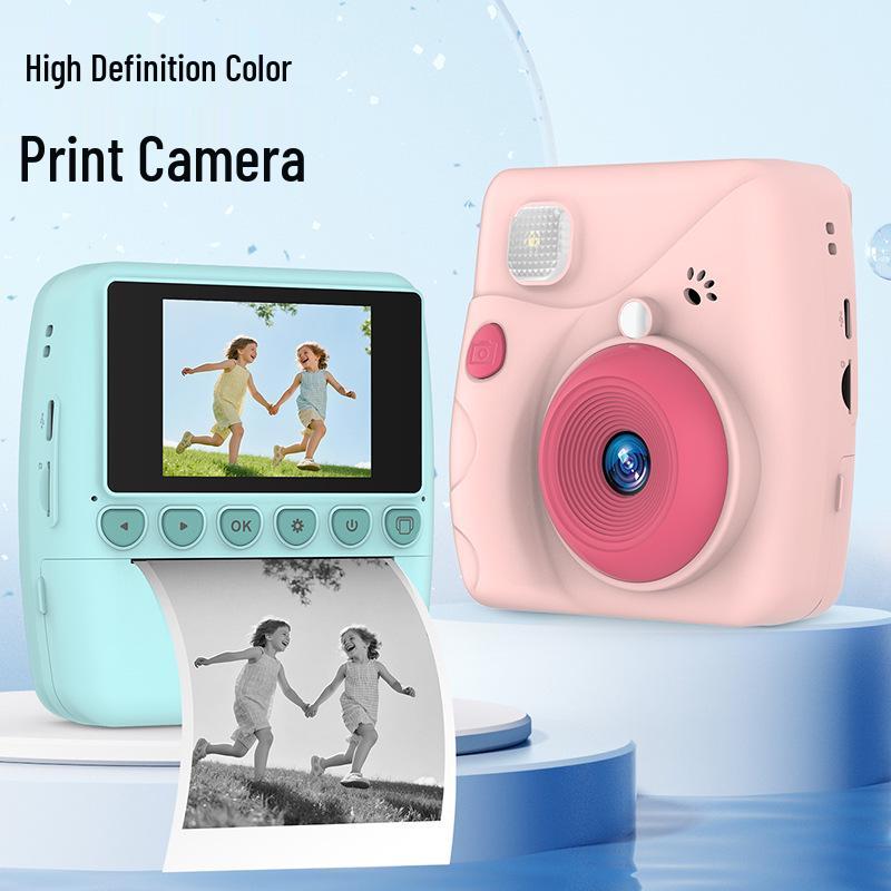 Children's Instant Print HD Digital Camera - New Color Edition