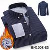 Men's Thick Fleece-Lined Oxford Long-Sleeve Shirt - Warm and In Stock