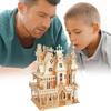 Fantasy Villa Model House Kit 3d Puzzle Model Set Woodcraft Construction Toy