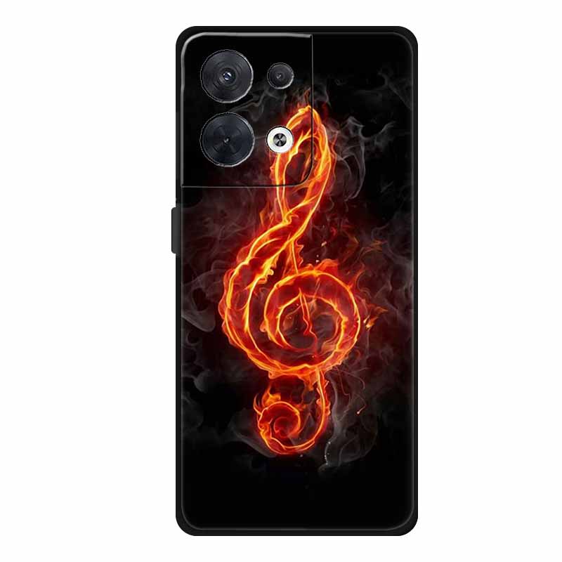 Animal Case For Oppo Reno 8 5G Soft Silicone Wolf Back Cover for OPPO Reno8 Pro + Plus Coque Reno 8 Pro 5G Cartoon CPH2359 Funda