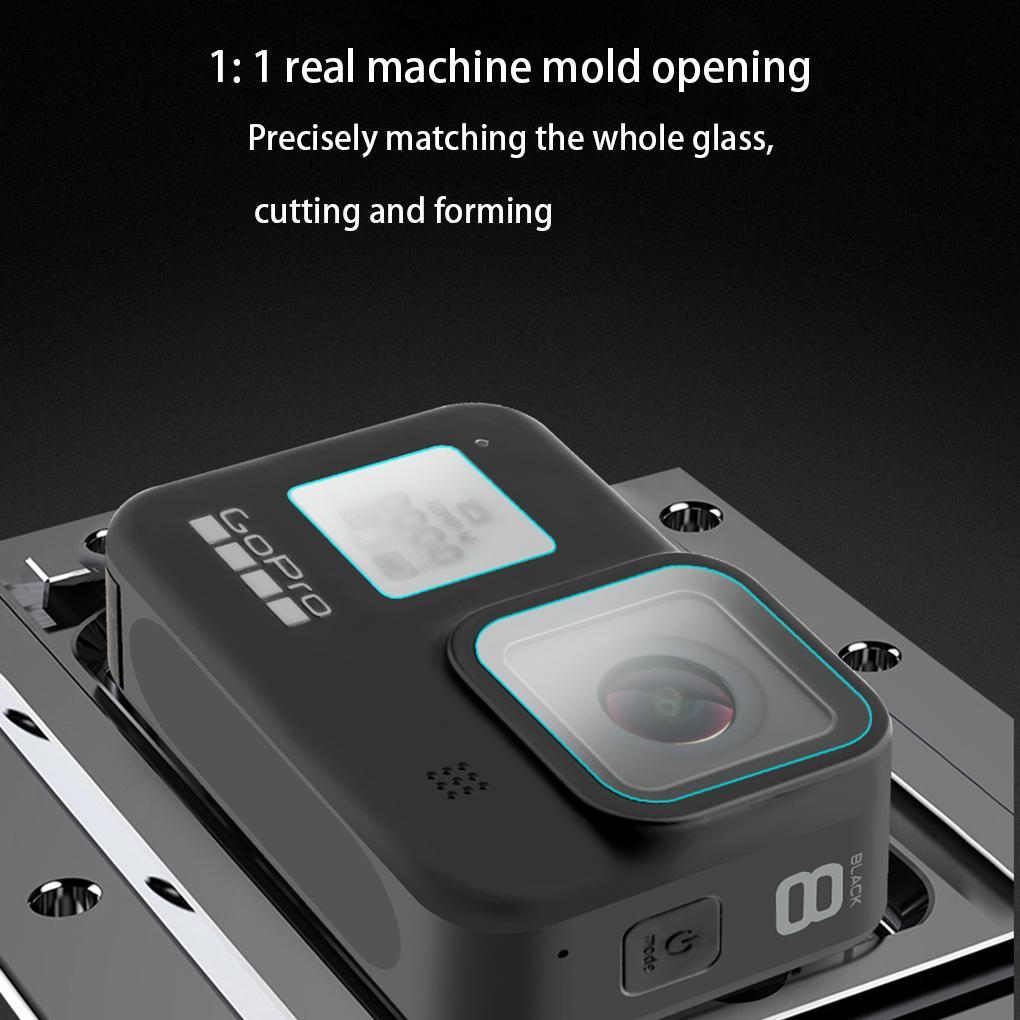 Tempered Glass Screen Protector Lens Cover Film for 8 Action Camera NE