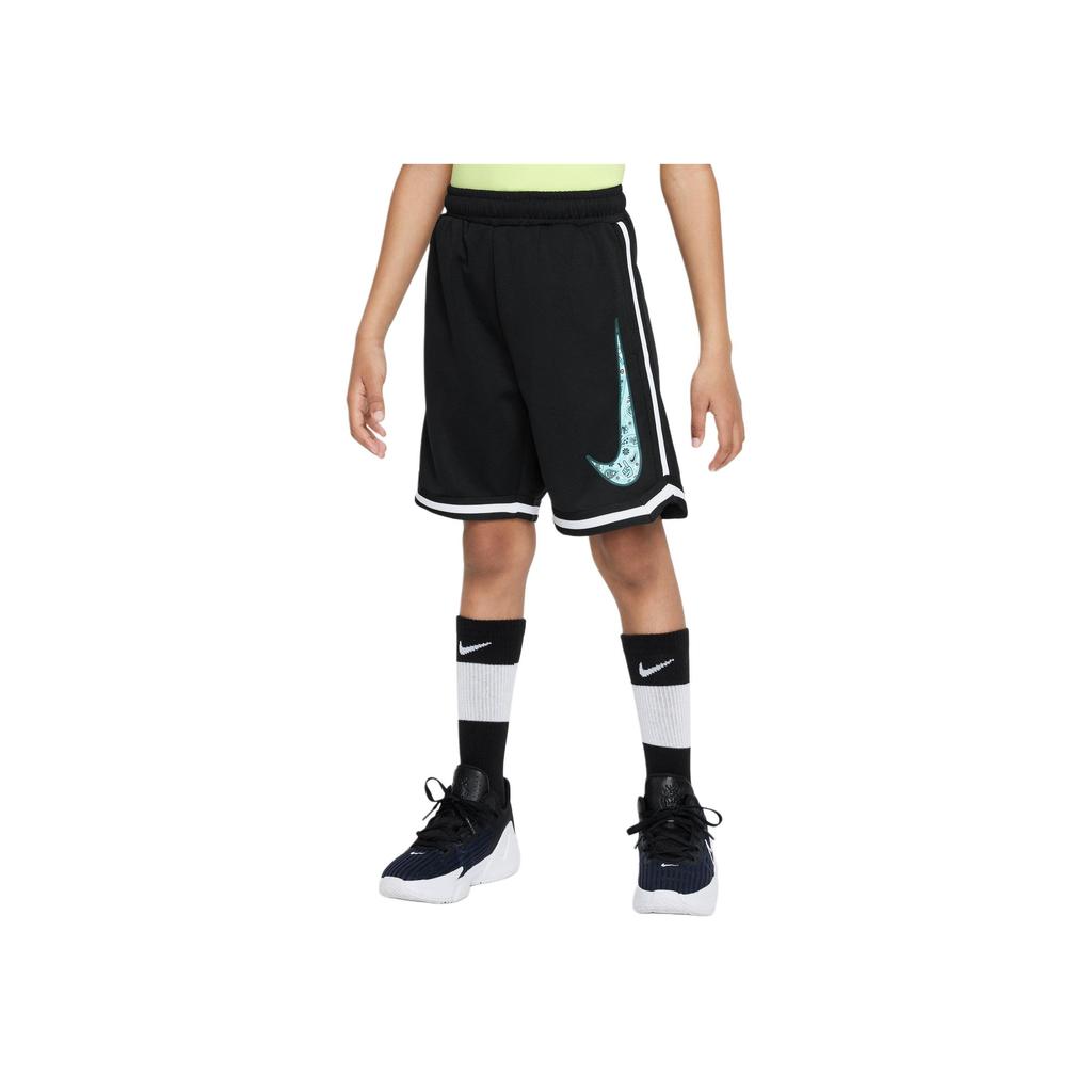 Nike Elastic Logo Print Knitted Shorts Kids shorts Black HM9266-010