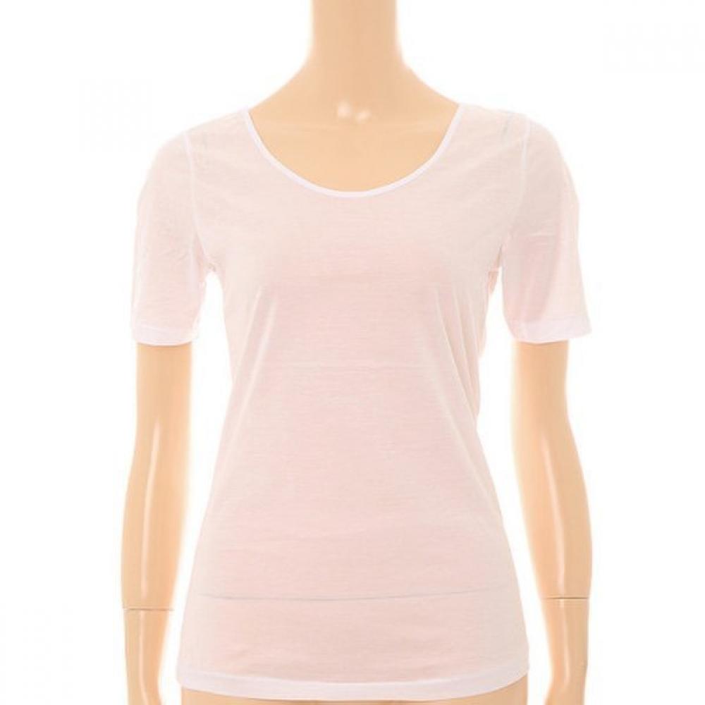 Wacoal Women S 100  Cotton Short Sleeve Running Wlg4140a white/85