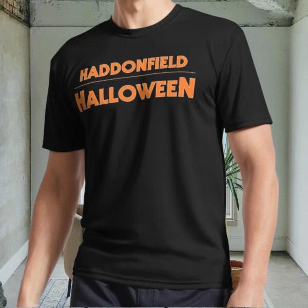 New Haddonfield, Halloween Active Logo Men s Black T shirt Funny Size S to 5XL 2XL
