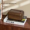 Retro Wood-Style Tissue Box