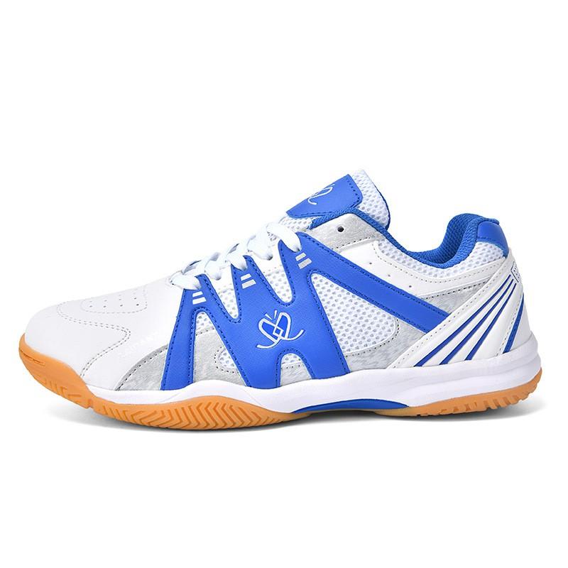 Lightweight Badminton Shoes Men Women Breathable Mesh Upper Soft Sole Non-Slip Rubber Outsole Low-Cut Sports