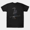 Sensenmann AR-15 Gewehr T-Shirt 100% Baumwolle Rundhals Sommer Kurzarm Lässiges Herren T-Shirt Größe S-3XL