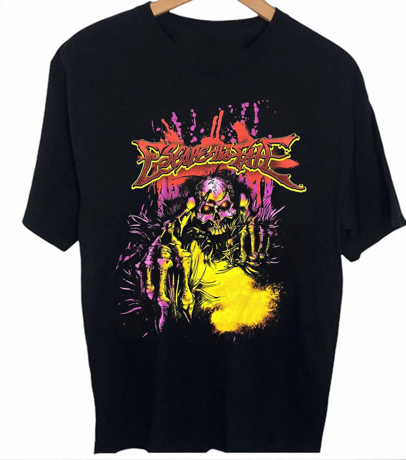 Inspired Escape The Fate Band Rock Music Black S to 5XL Concert Shirt SG826 S разноцветный