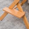 Klappbarer Regiestuhl aus Massivholz mit Segeltuchsitz und -lehne: Ideal für Bar, Büro, Make-up, Angeln, Outdoor und Freizeit.
